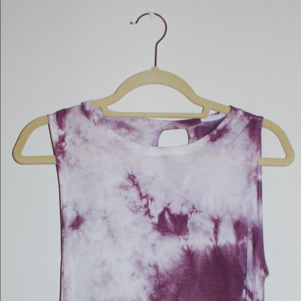 Purple Tie Dye Day Dress - Size 2
